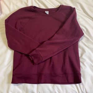 Plum purple sweatshirt
